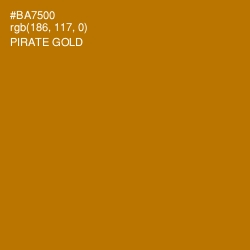 #BA7500 - Pirate Gold Color Image